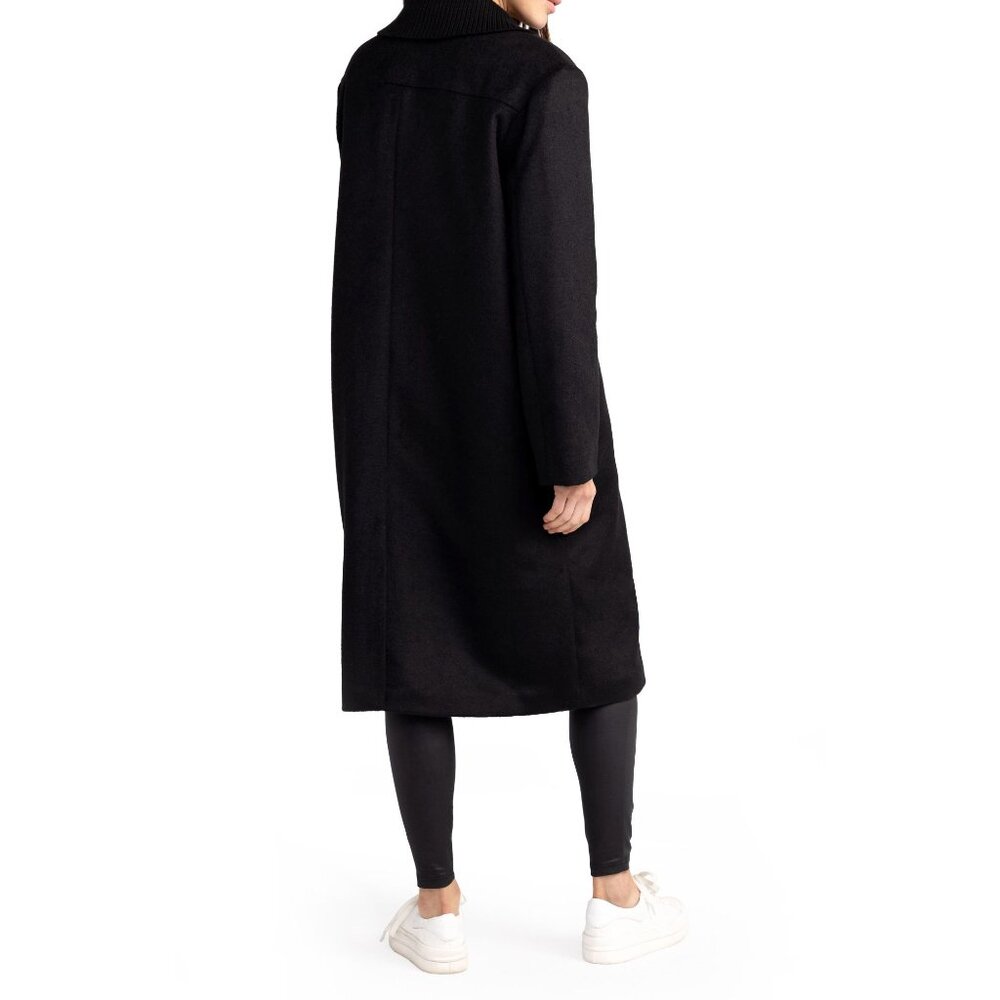 🆕BELLE & BLOOM After Party Quilt Lined Shawl Collar Wool Blend Coat Small - Picture 3 of 14